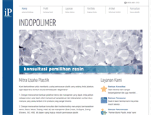Tablet Screenshot of indopolimer.com